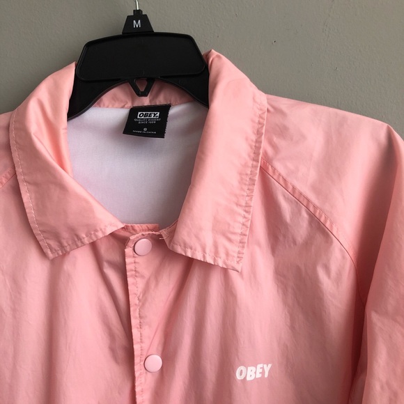OBEY Windbreaker (Pink) - Picture 3 of 3